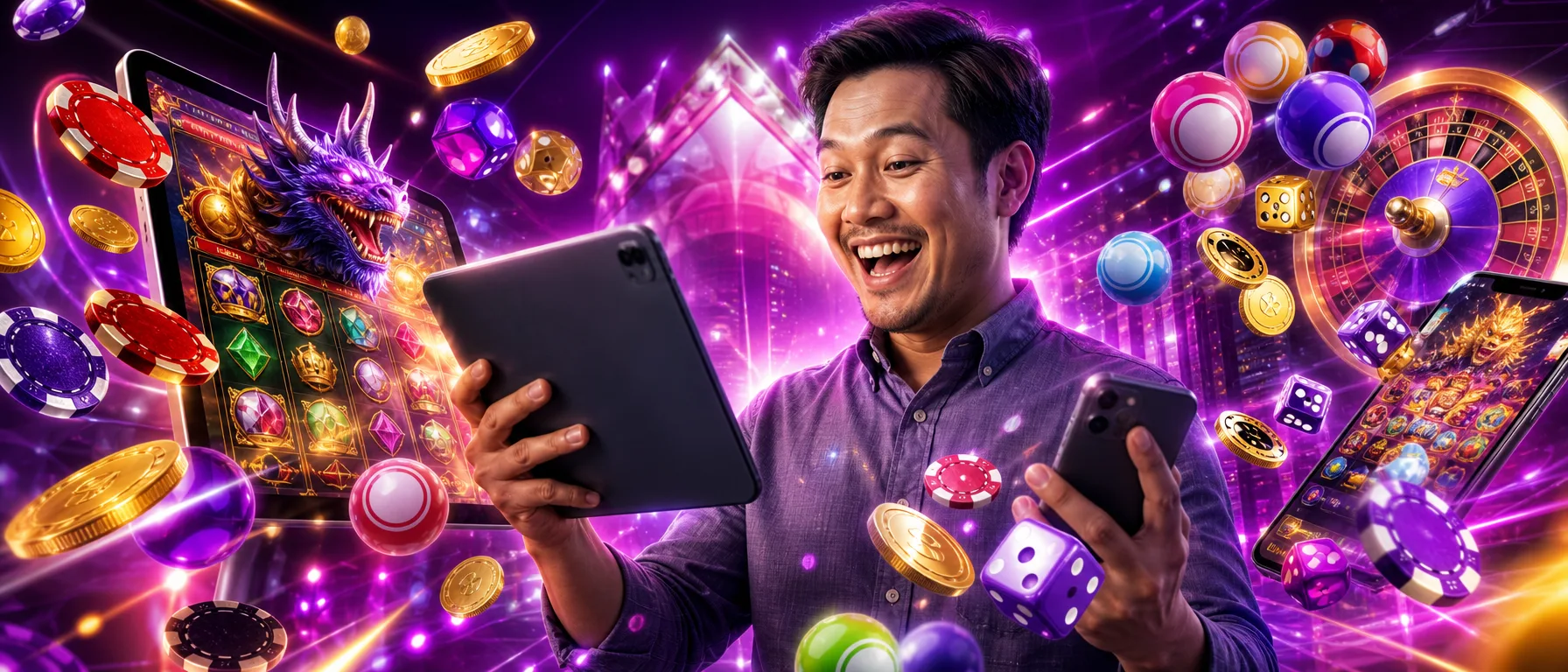 Join the Crown99 Club Today. One registration opens the door to the full Crown99 lineup. Sign up now and ge… – neon arcade purple illustration